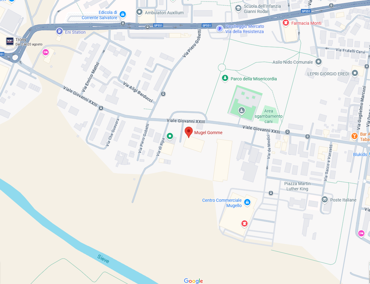 Posizione MugelGomme Borgo San Lorenzo